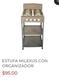Cocina de gas de 4 hornillas Milexus con organizador