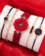 Juegos de reloj con pulsera, cadena y aretes