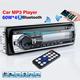 Car radio 1Din MP3 Player FM Audio Music USB SD Digital Blue