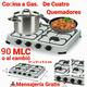 Cocina de gas de 3 y 4 hornillas