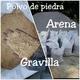venta de arena, gravilla Y polvo de piedra a